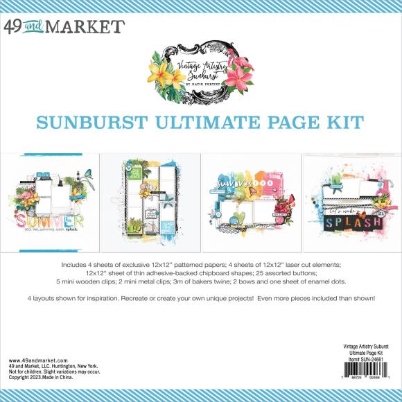 Vintage Artistry Sunburst Ultimate Page Kit - 49 and Market – This